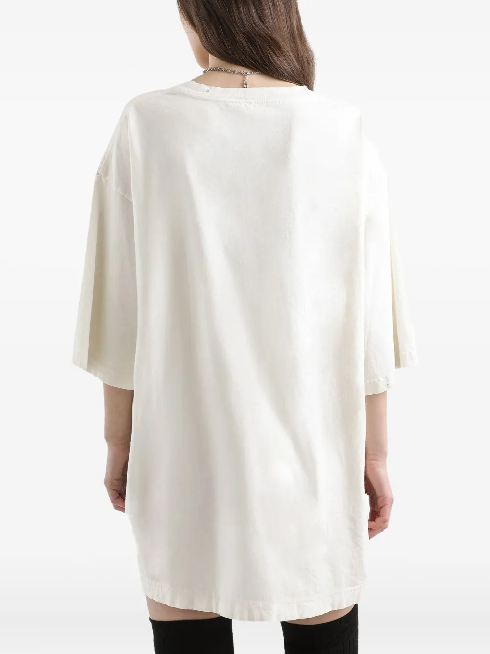 Dolce & Gabbana Oversized Jersey T-shirt With Print In White