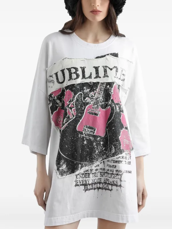 Dolce & Gabbana ローズプリント Tシャツ | ホワイト | FARFETCH JP