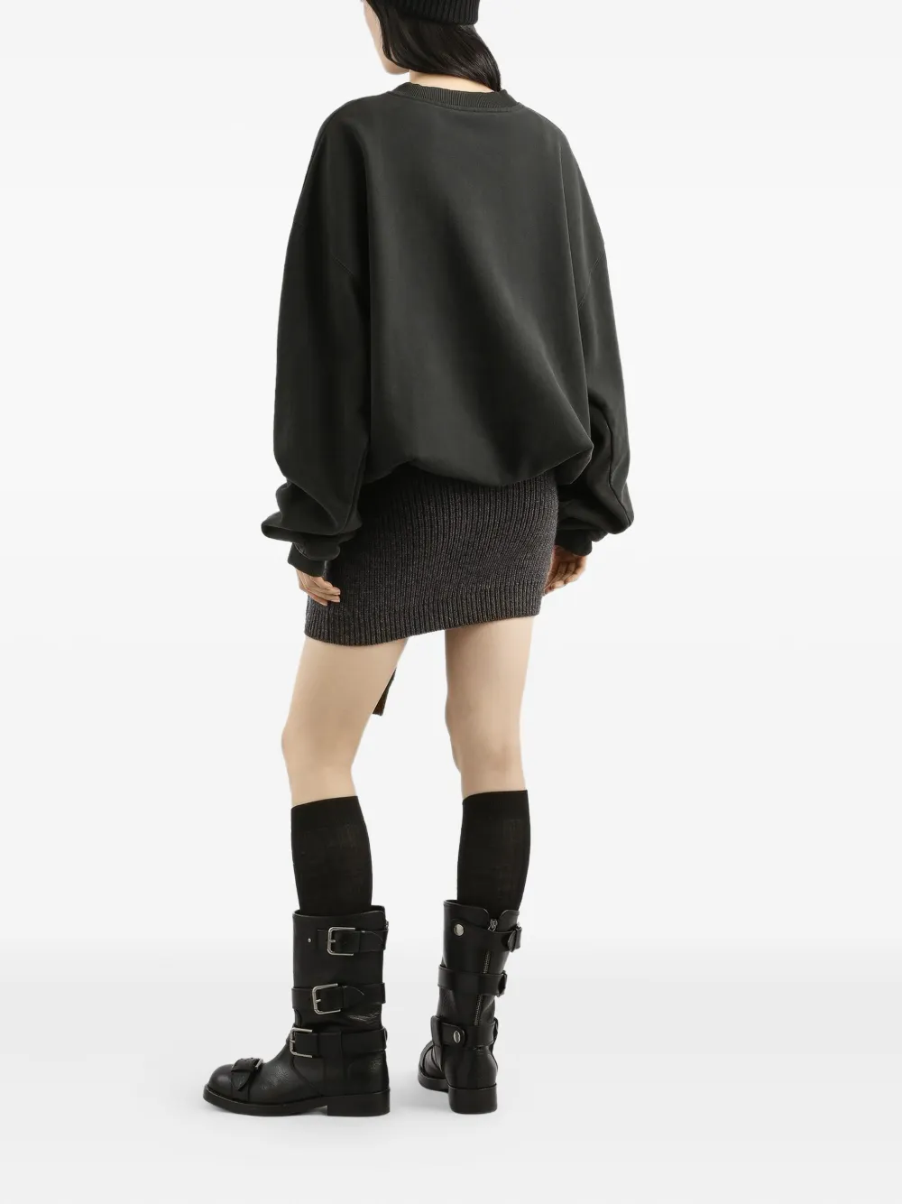 Dolce & Gabbana Photograp-print Sweatshirt In Black