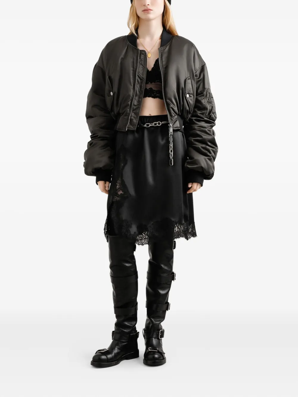 Dolce & Gabbana cropped bomber jacket | Down Jackets | Image 2