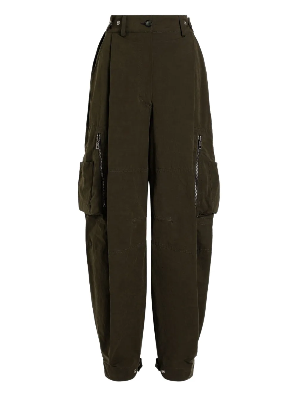 Dolce & Gabbana Drawstring-fastening Cargo Trousers In Green