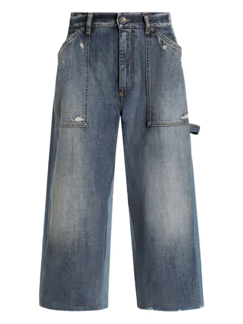 Dolce & Gabbana distressed cropped jeans