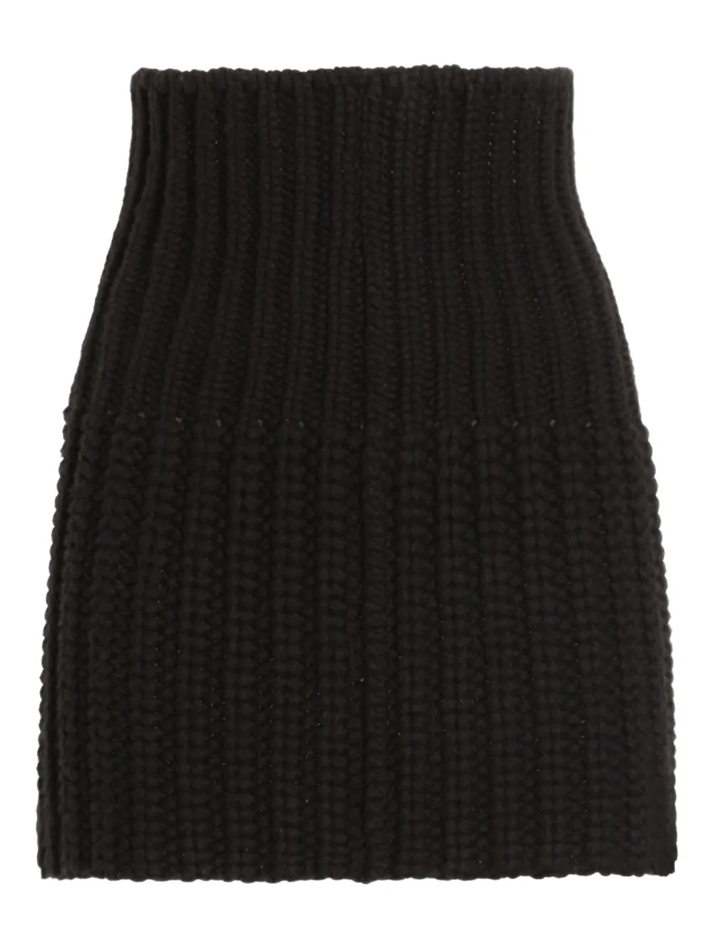 Dolce & Gabbana ribbed-knit mini skirt | Black | Image 1