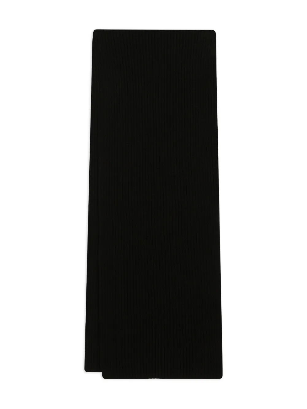 Dolce & Gabbana ribbed knitted scarf | Black | Image 1