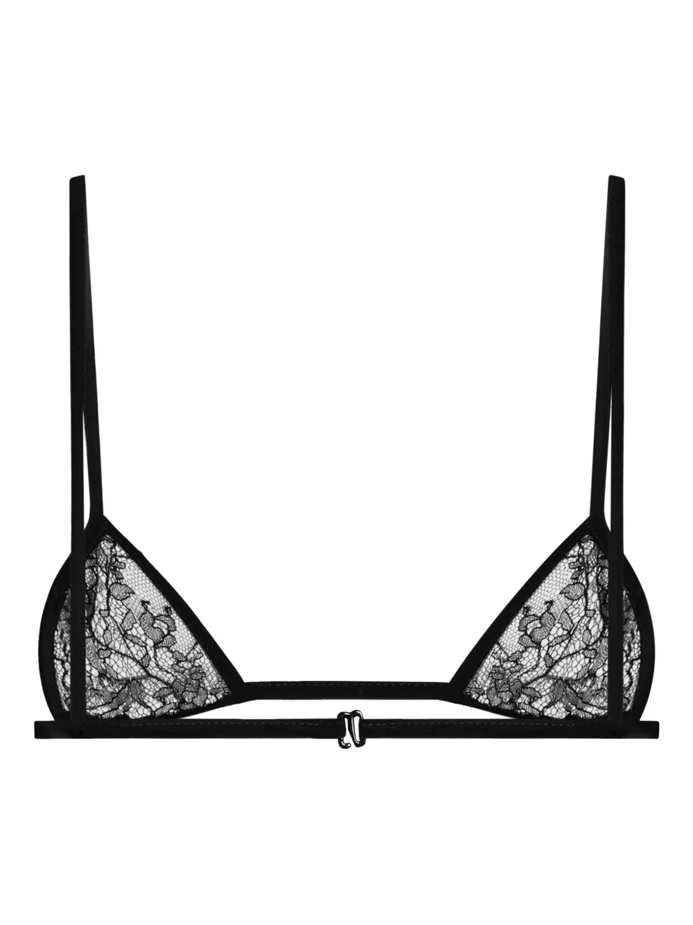Dolce & Gabbana Triangle Cup Adjustable Strap Lingerie In Black