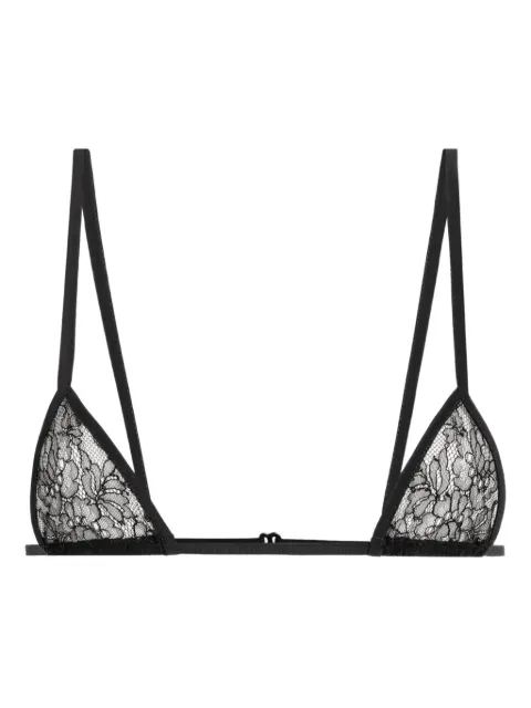 Dolce & Gabbana lace-trimmed triangle bra