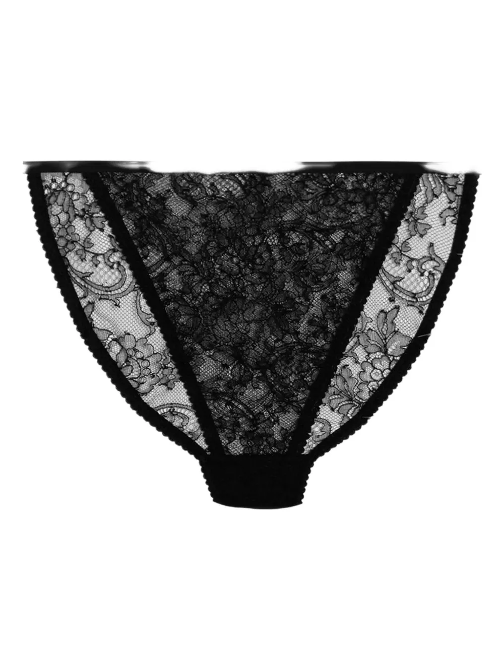 Dolce & Gabbana Tanga con ricamo - Nero