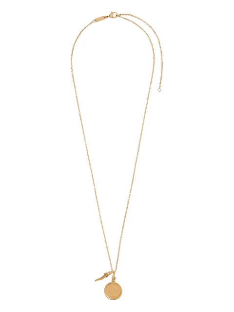 Dolce & Gabbana Horn brass necklace