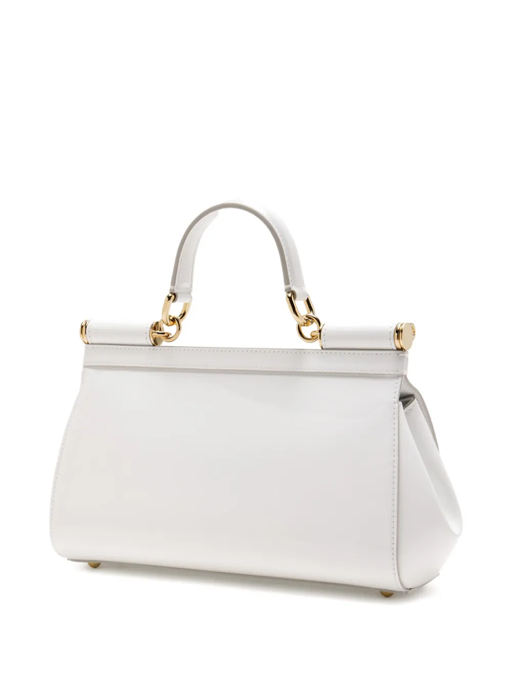 Dolce & Gabbana Elongated Sicily shopper Wit