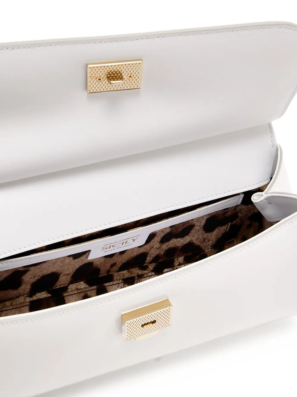 Dolce & Gabbana Elongated Sicily shopper Wit