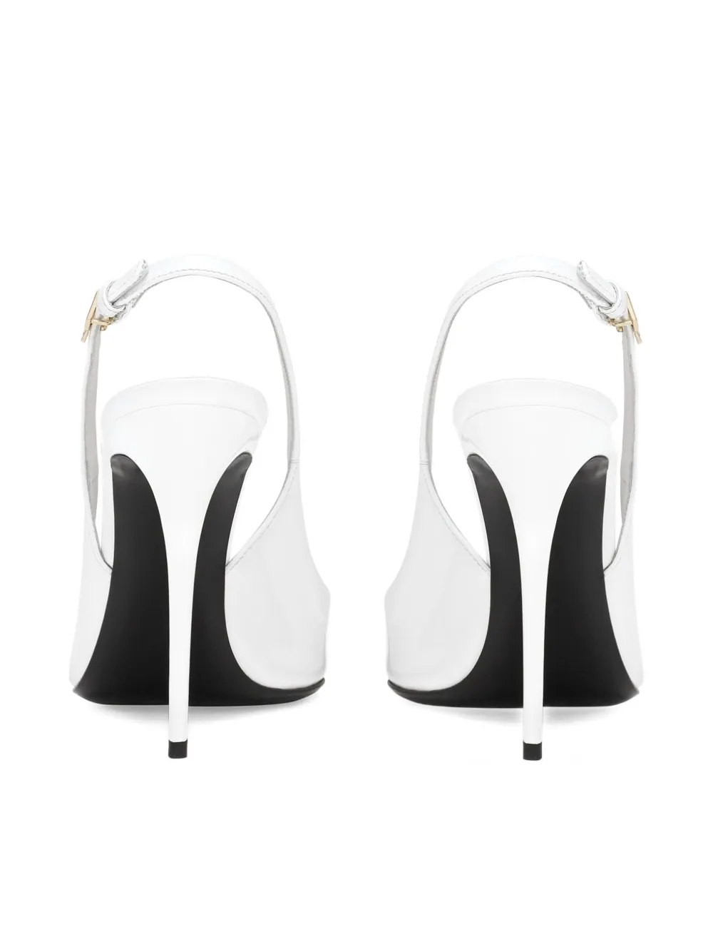 Dolce & Gabbana 105 mm pumps met puntige neus Wit