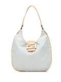 Fendi Pre-Owned 2000-2010 Zucchino Canvas hobo bag - Blue