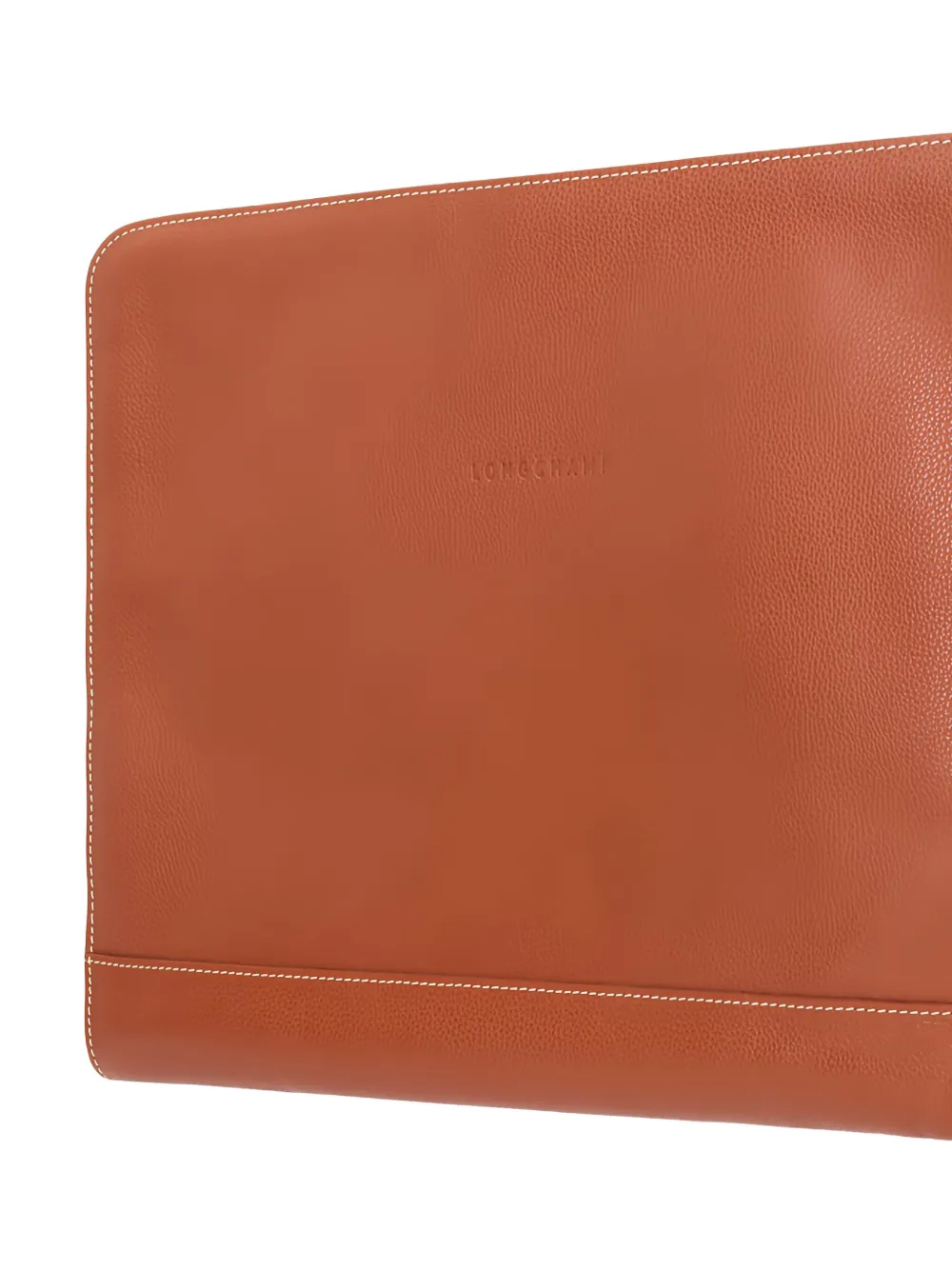 Longchamp Le Foulonné leather case Bruin