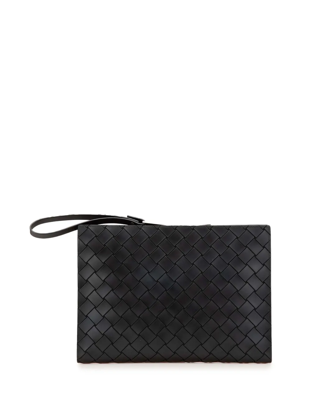 2012-2024 Nappa Intrecciato Wristlet Zip clutch bag