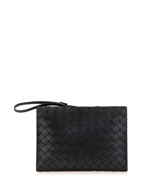 Bottega Veneta Pre-Owned 2012-2024 Nappa Intrecciato Wristlet Zip clutch bag