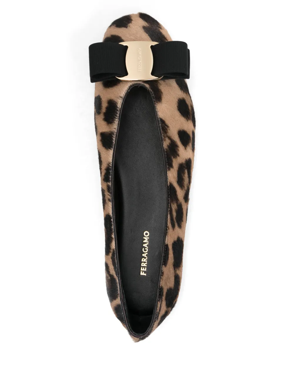 Ferragamo leopard-print ballet flats Bruin