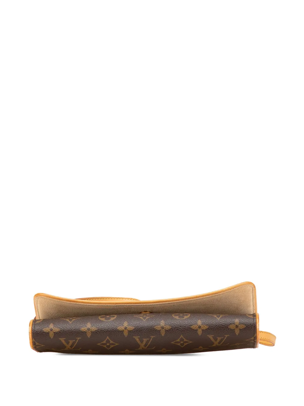 Pre-owned Louis Vuitton 1999 Monogram Pochette Twin Gm Crossbody Bag