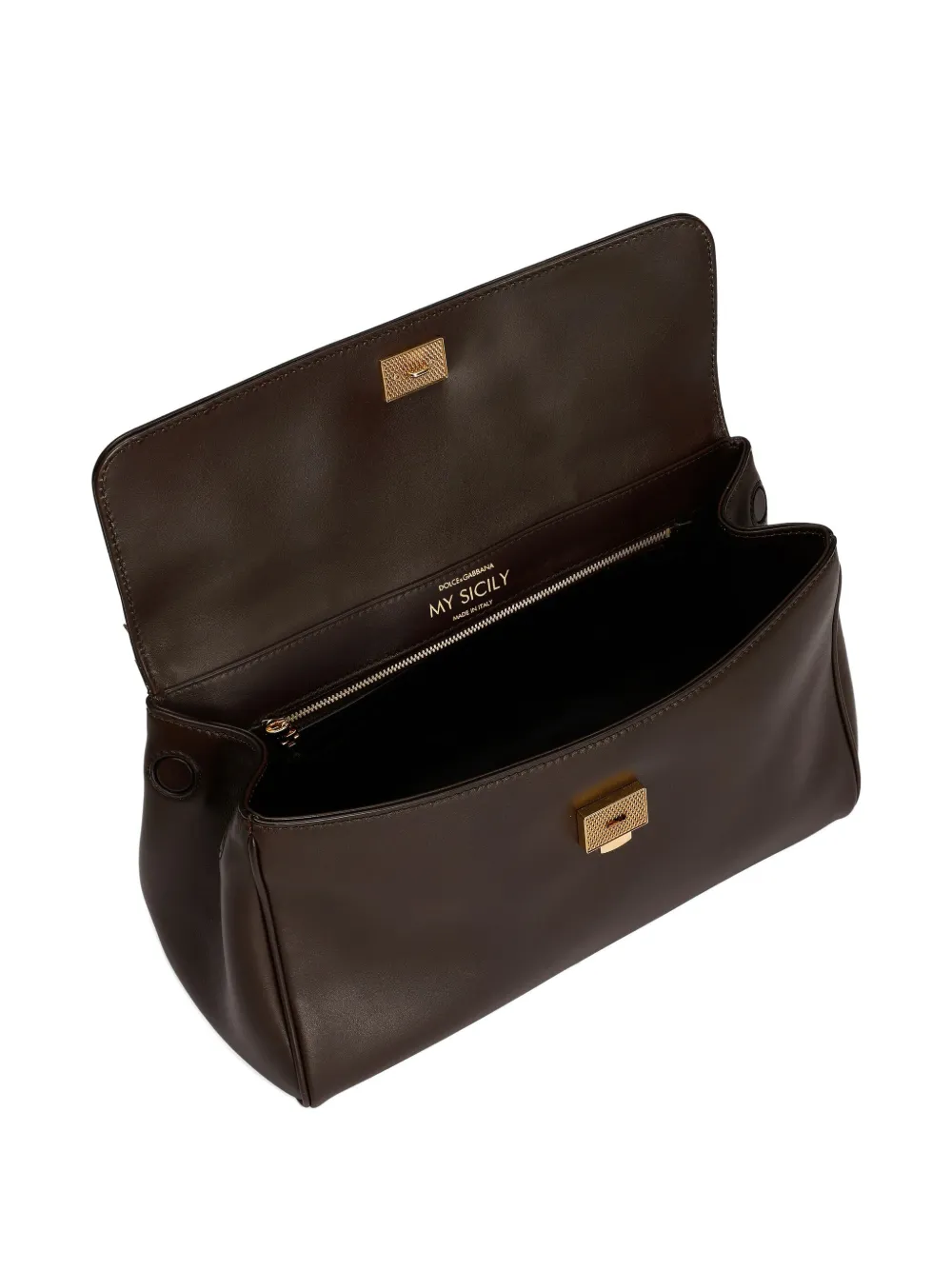 Dolce & Gabbana Medium My Sicily Top-handle Tote Bag In Brown