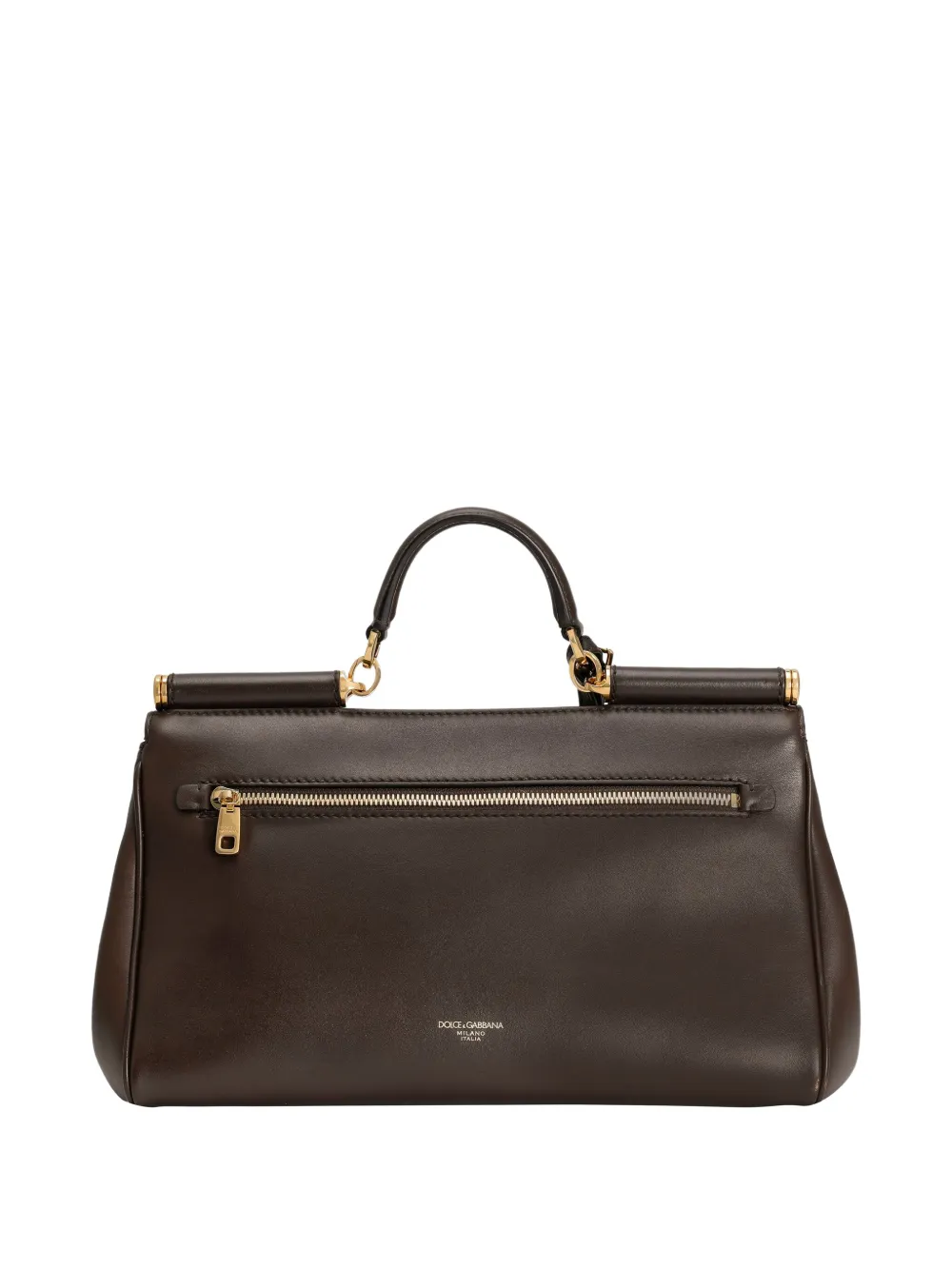 Dolce & Gabbana Medium My Sicily Top-handle Tote Bag In Brown