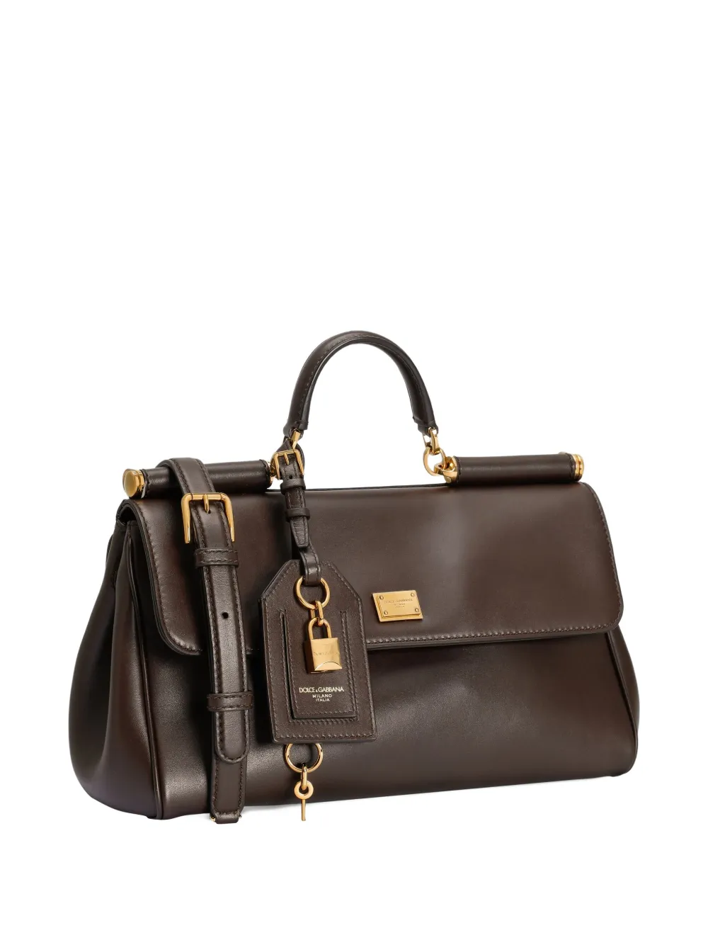 Dolce & Gabbana Medium My Sicily Top-handle Tote Bag In Brown