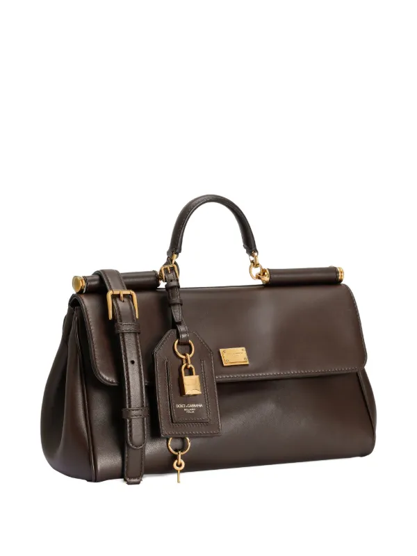 Dolce & Gabbana My Sicily ハンドバッグ M | ブラウン | FARFETCH JP