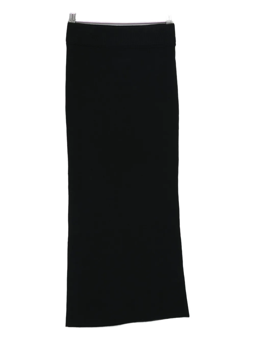Entire Studios Elasticated-waist Midi Skirt In Black