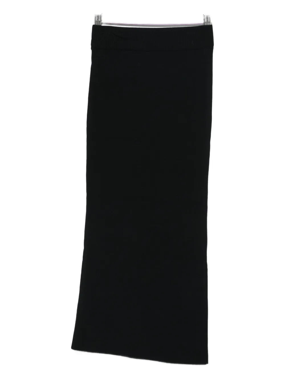 Entire Studios Elasticated-waist Midi Skirt In Black