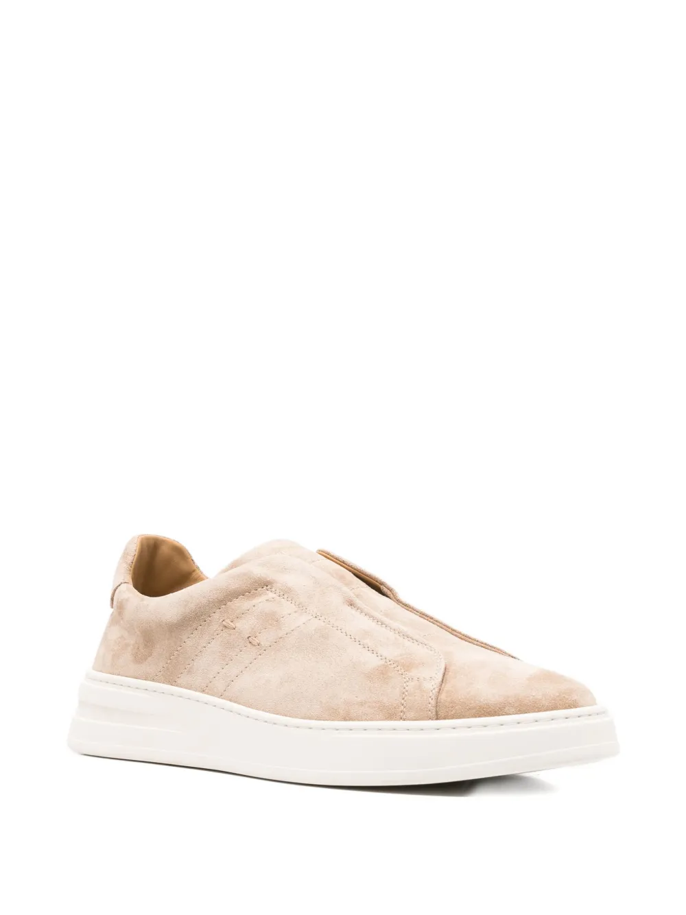 Henderson Baracco Leren sneakers Beige