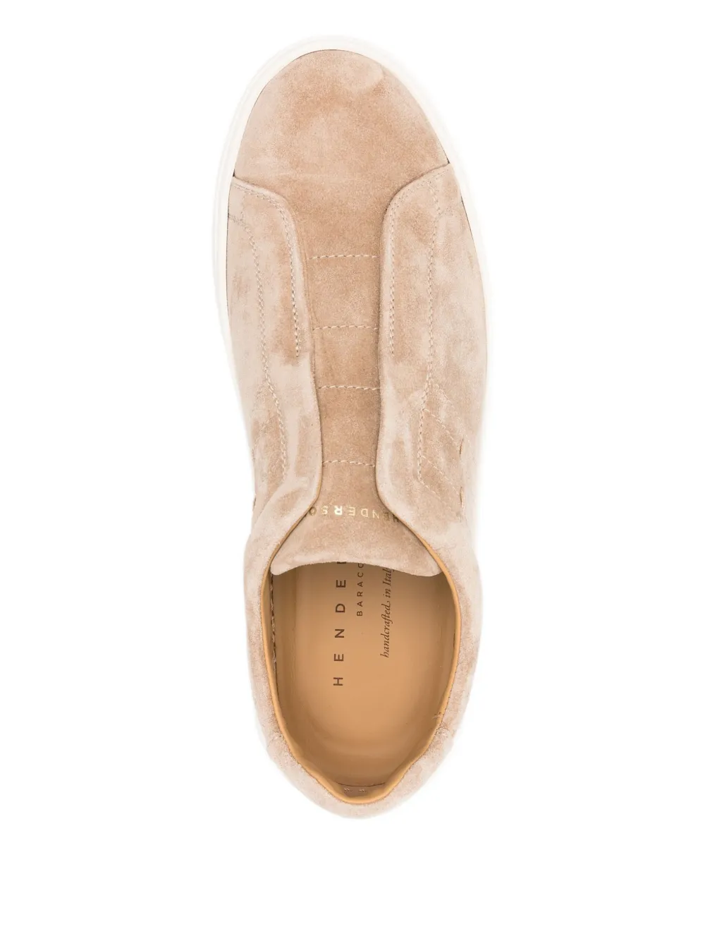 Henderson Baracco Leren sneakers Beige