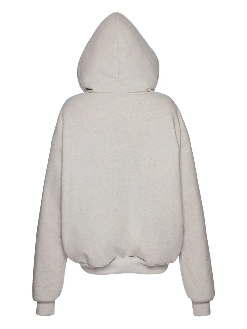Magda Butrym Lace-trimmed Hoodie In Gray