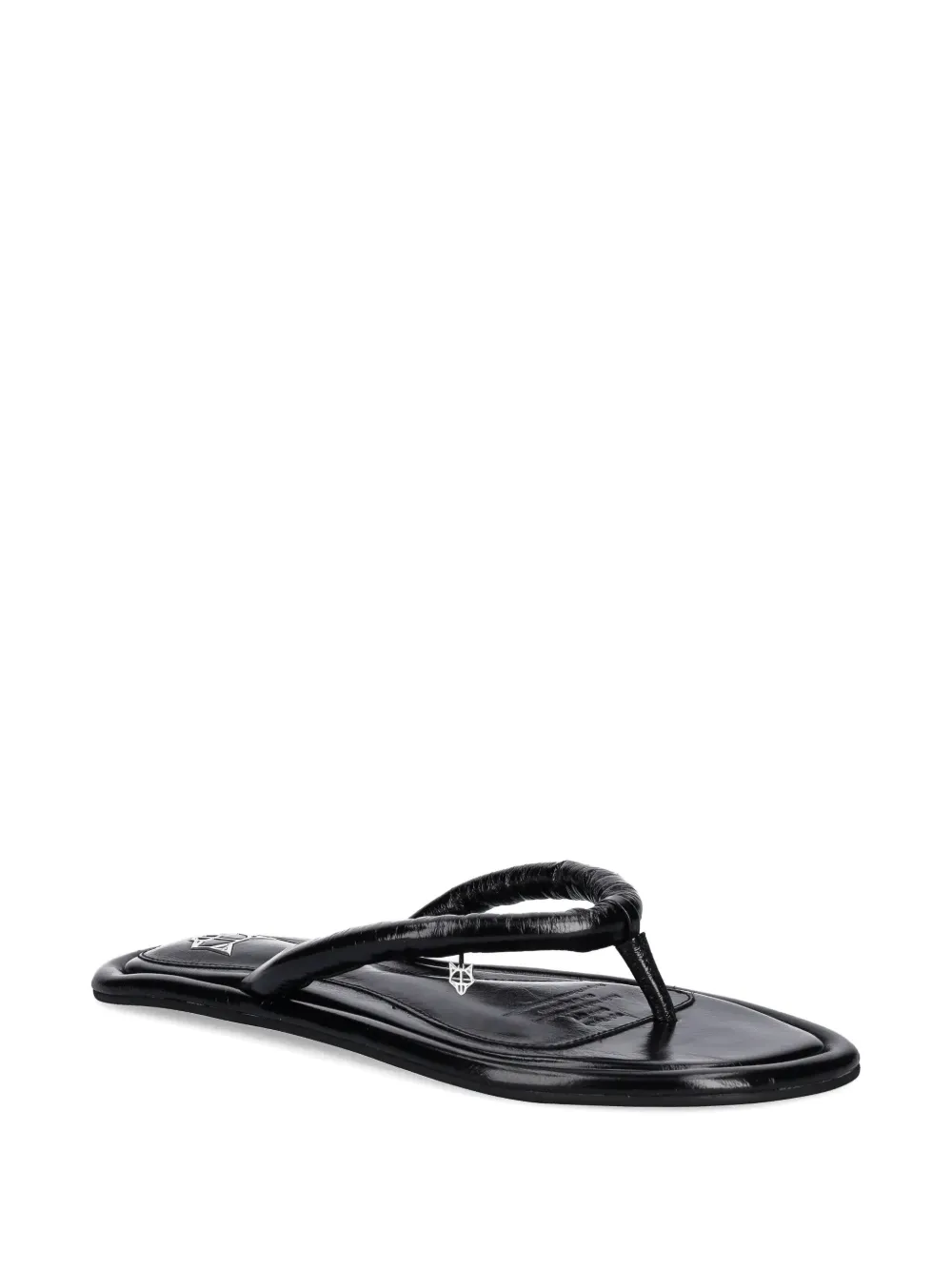 NAKED WOLFE Grenada leather twisted thong sandals | Flat Sandals | Image 2