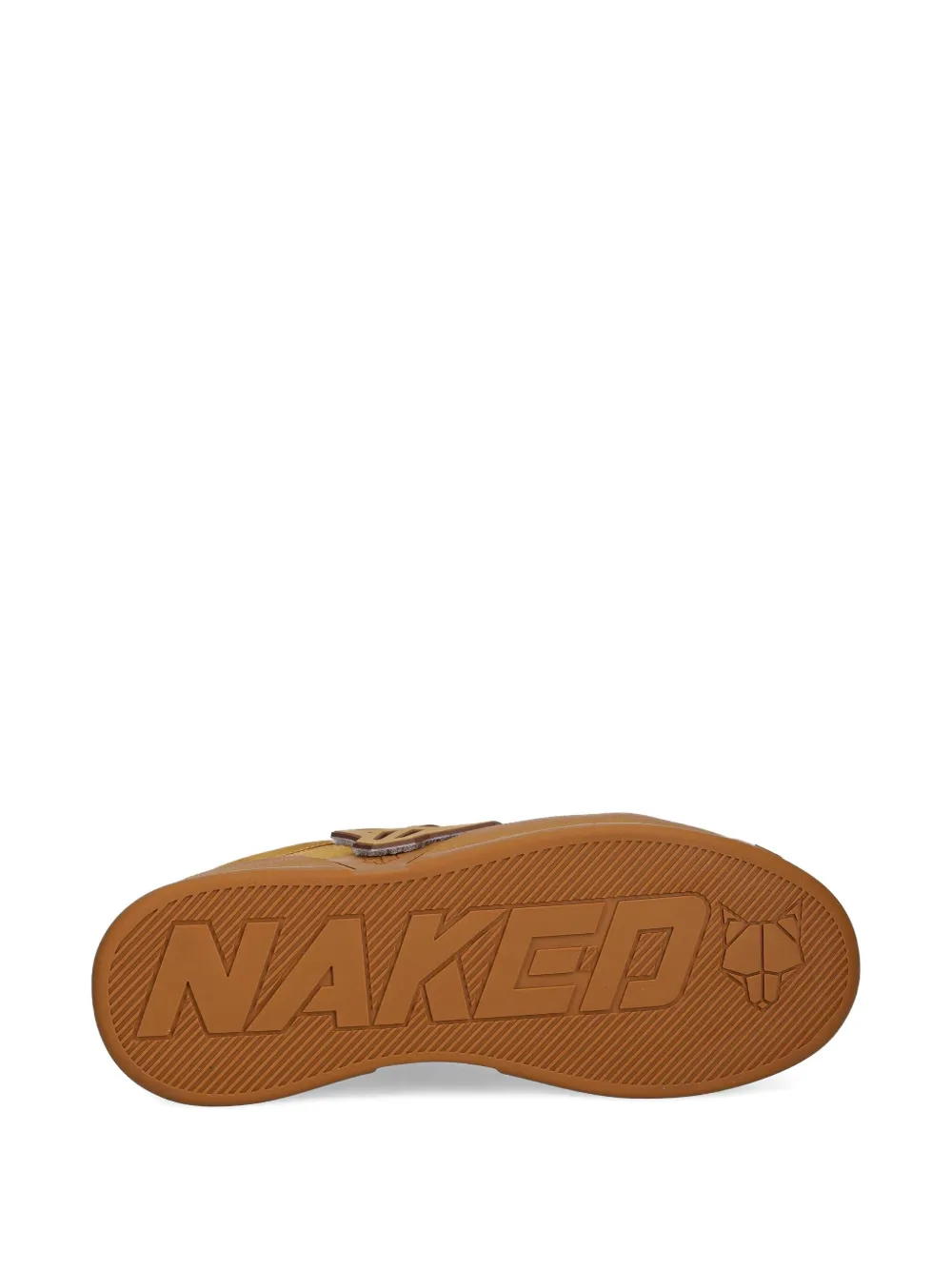 NAKED WOLFE Kosa sneakers met plateauzool en logoplakkaat Bruin