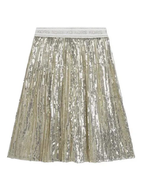 Michael Kors Kids sequin pleated skirt