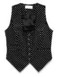 RACIL Nadia polka-dot waistcoat - Black