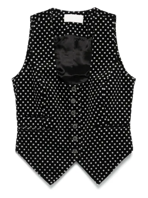 RACIL Nadia polka-dot waistcoat