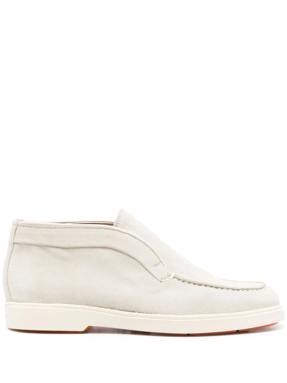 Santoni slip-on suede ankle boots Neutrals