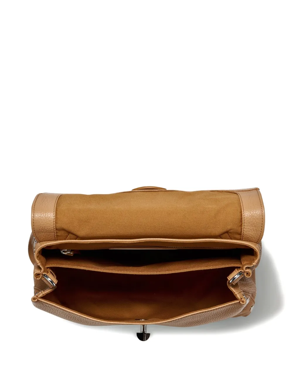 Zanellato Small Postina Tote Bag In Brown