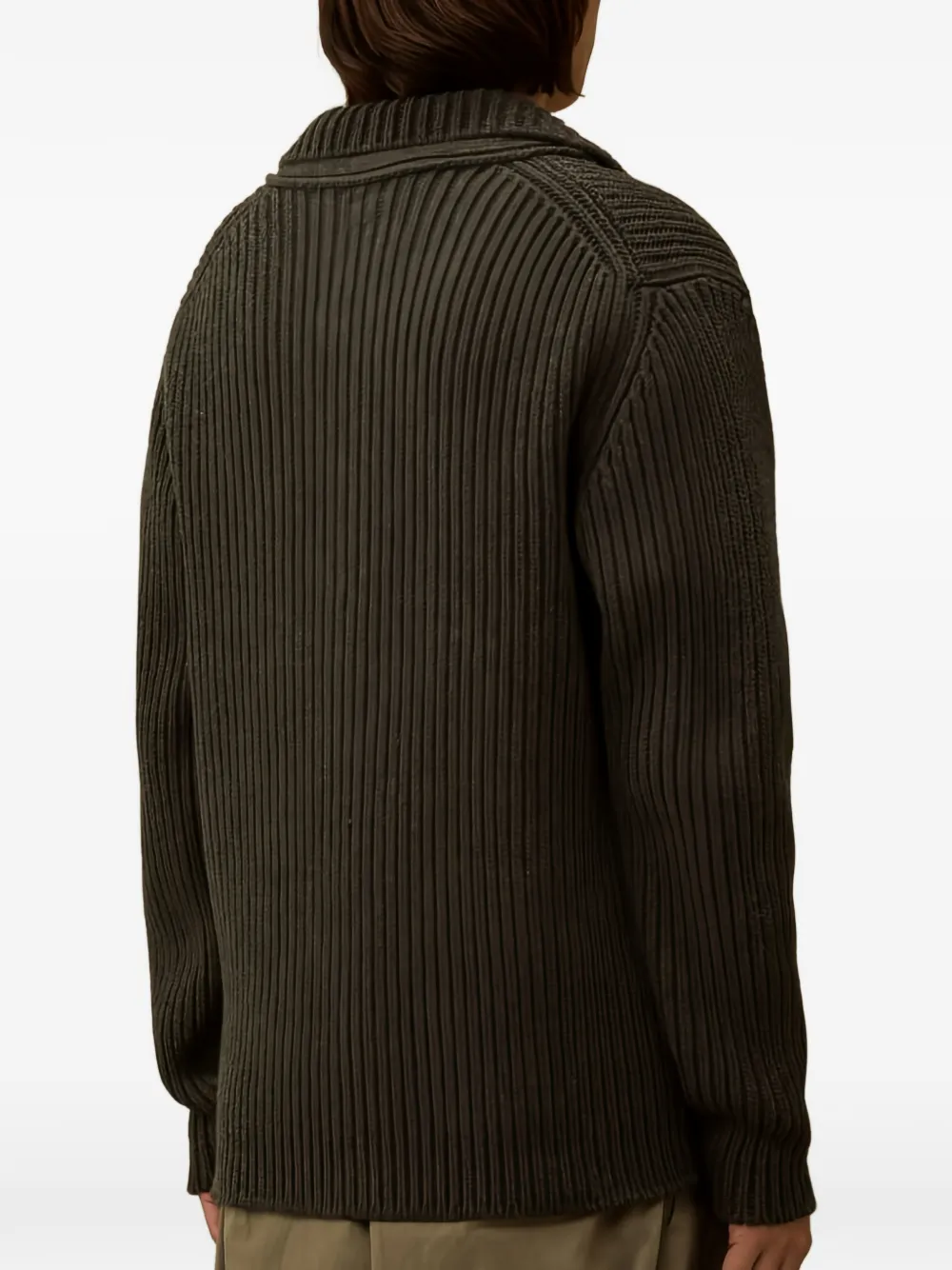 C.P. Company button ribbed cardigan | Cardigans | Image 2