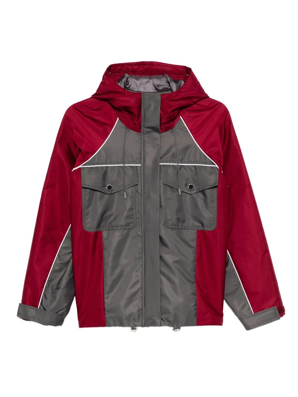 Self-Portrait two-tone jacket | Grey | Image 1