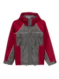 Self-Portrait two-tone jacket - Grey