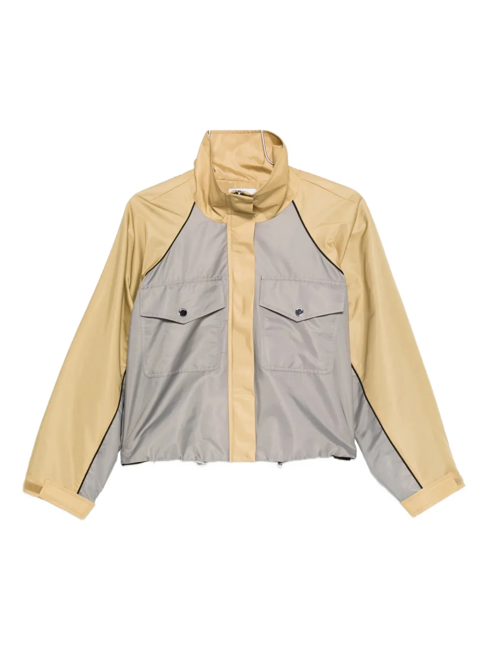Self-Portrait two-tone jacket | Grey | Image 1