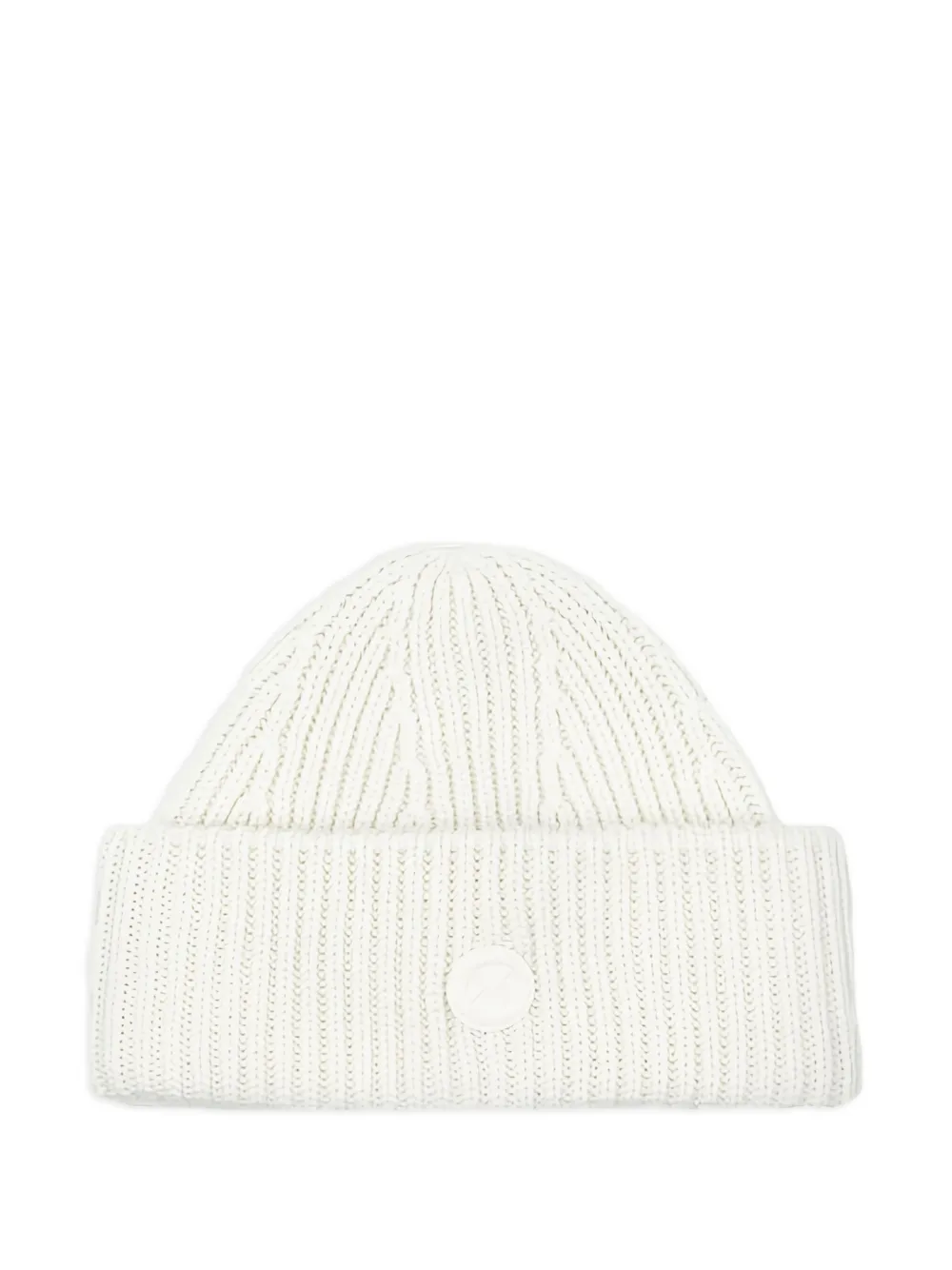 Yves Salomon ribbed-knit beanie | White | Image 1