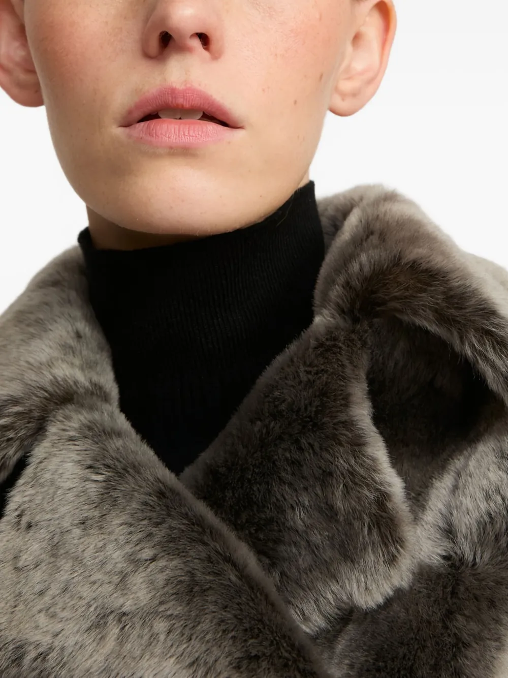 Yves Salomon Wool Double-breasted Coat In Green