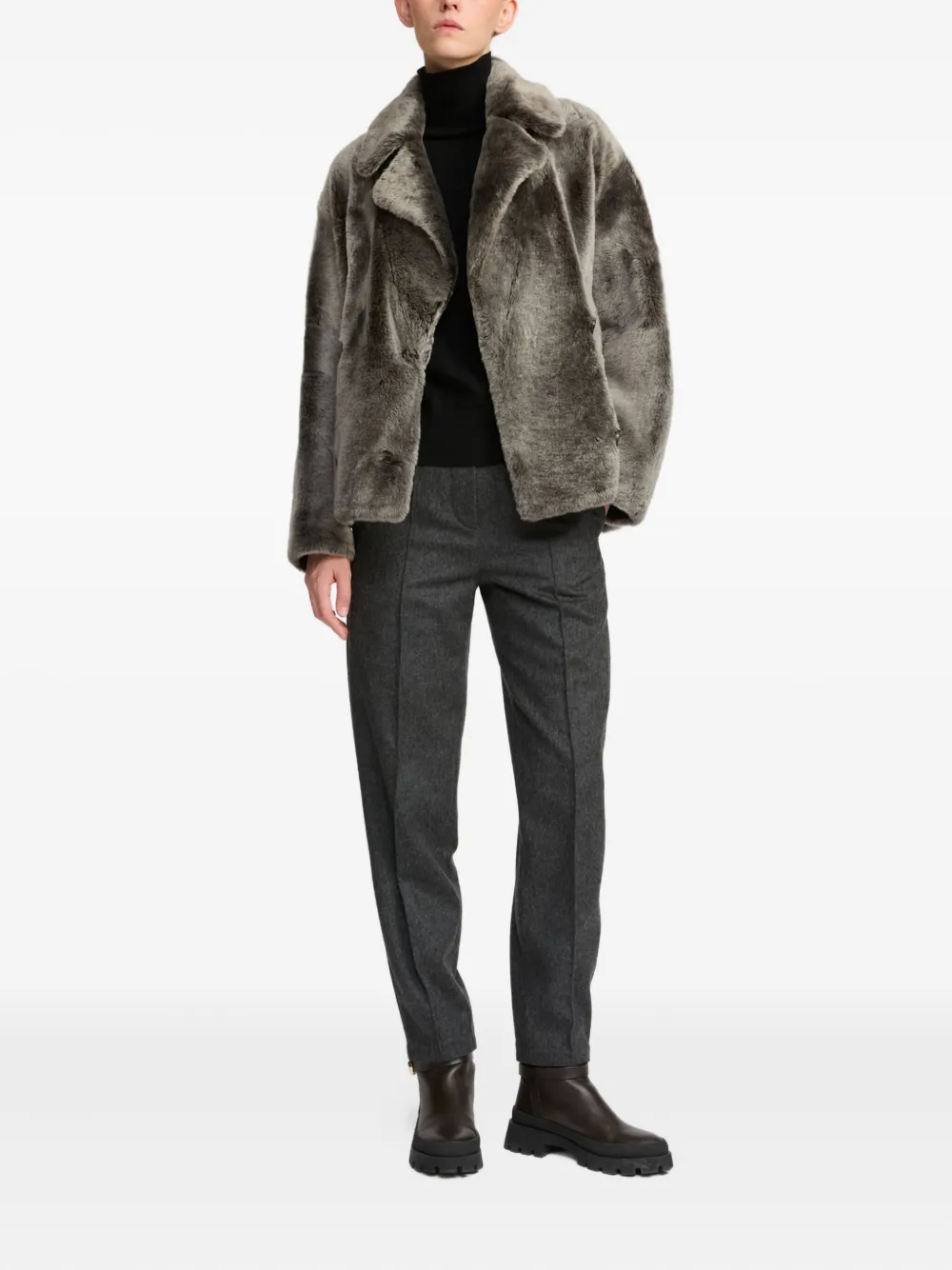 Yves Salomon wool double-breasted coat | Double Breasted & Peacoats | Image 2