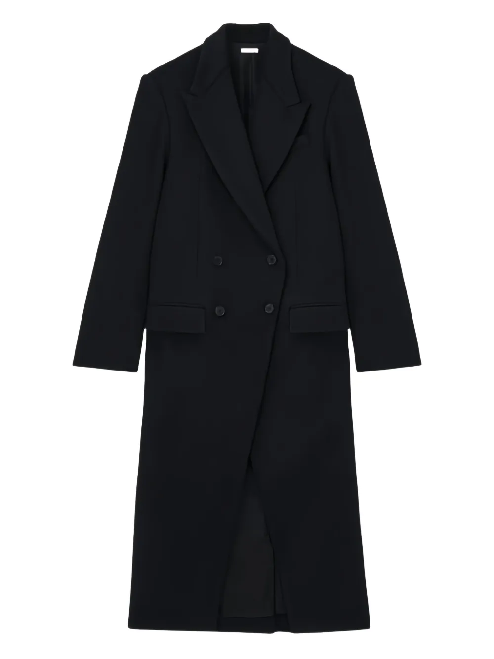 Alexander McQueen double-breasted flap-pocket coat | Black | Image 1