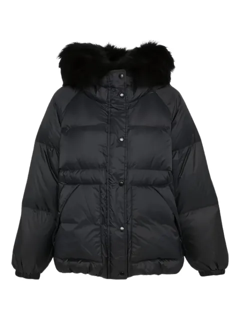 Yves Salomon shearling-hooded jacket