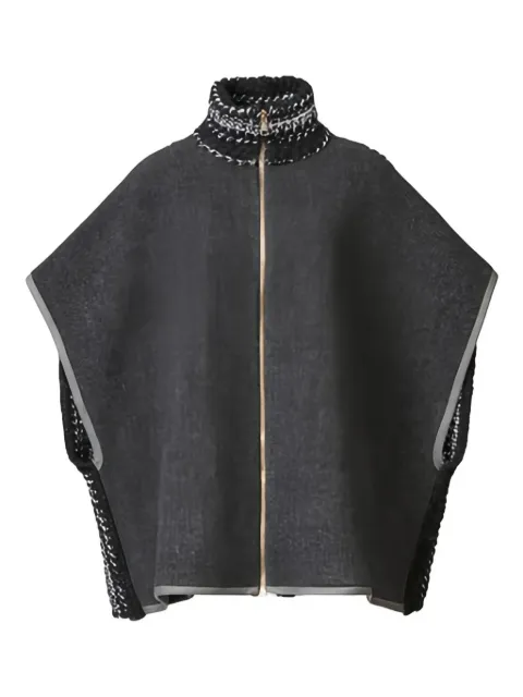 Fabiana Filippi zip-front cape