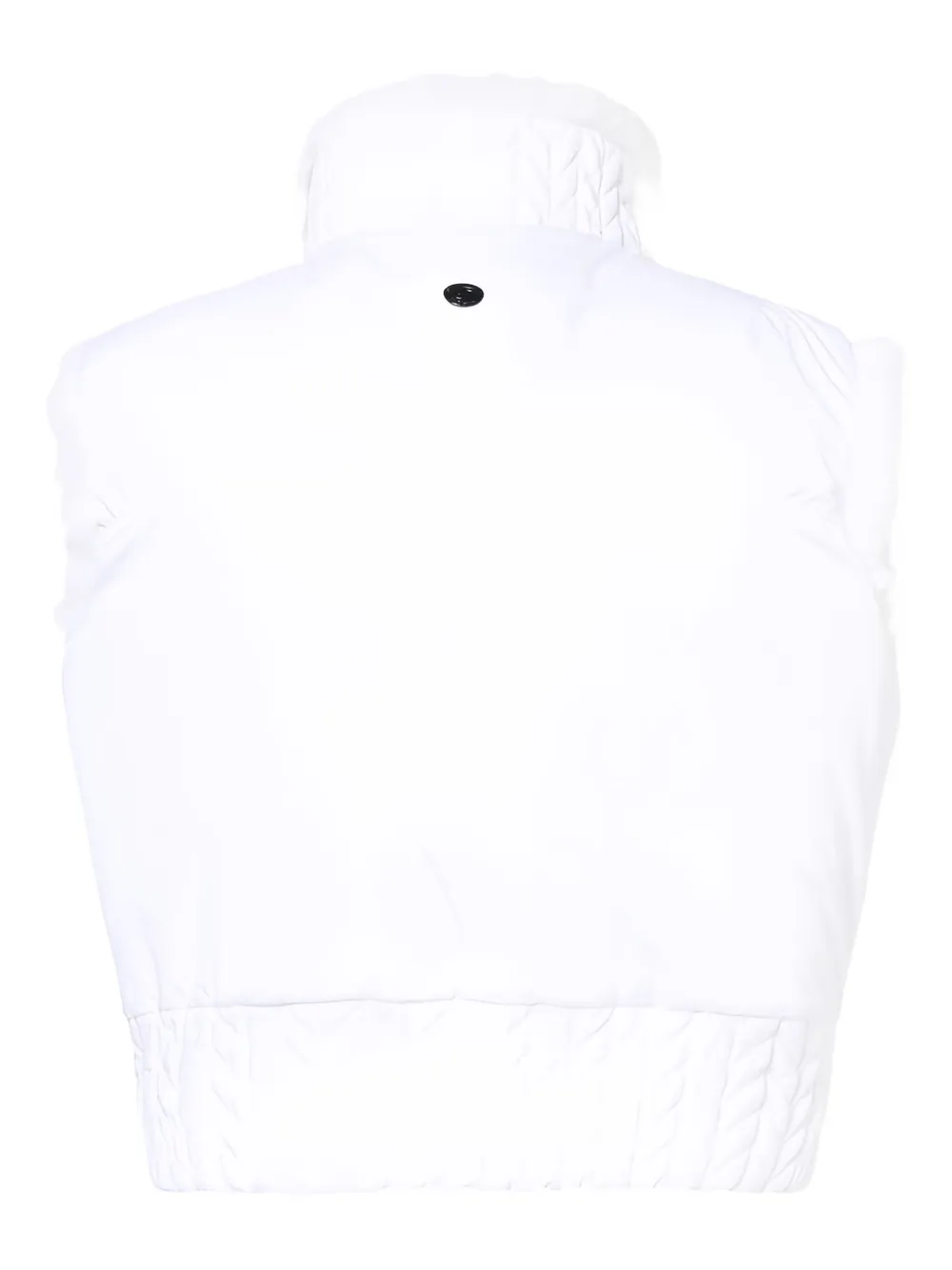 Goldbergh Lina Faux-fur Zip Ski Gilet In White