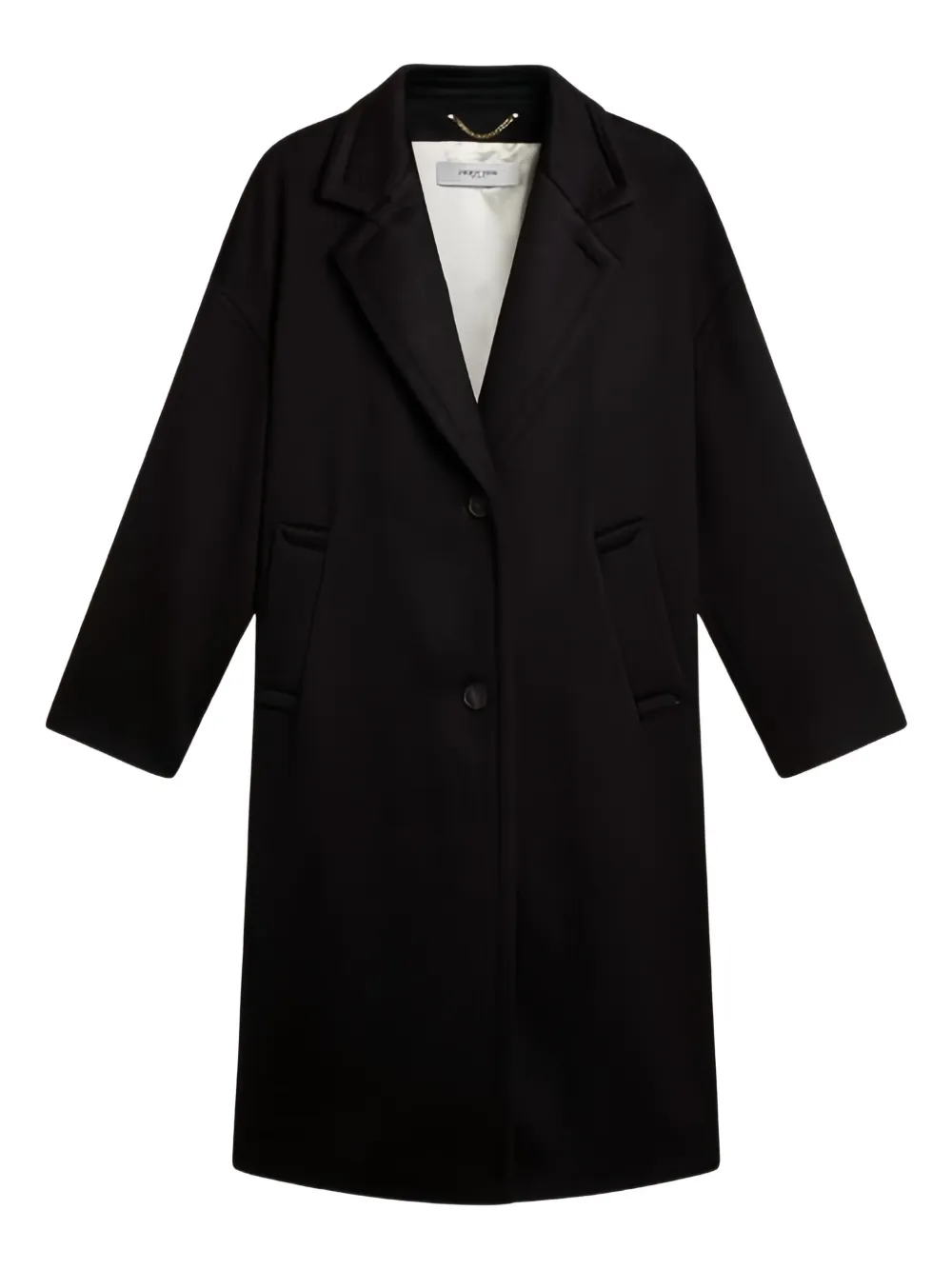 Golden Goose single-breasted welt-pocket coat | Black | Image 1