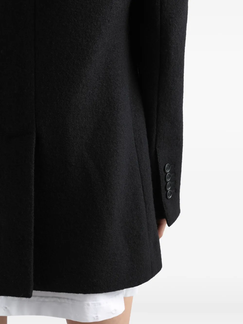 Dolce & Gabbana Double-breasted Jacket Structured Shoulders In Black